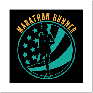 Marathon Runner Posters and Art